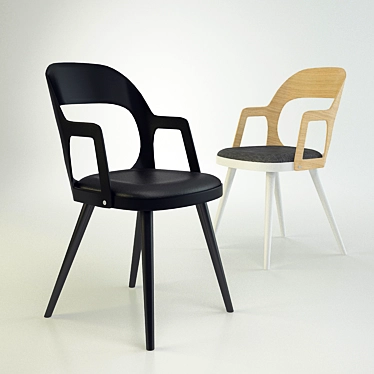 Elegant Colibri Chair: A Markus Johansson Design 3D model image 1 