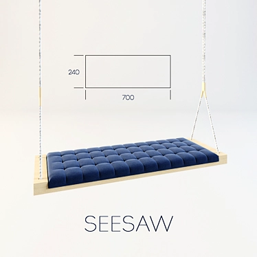 Fun-Filled Seesaw for Maximum Joy 3D model image 1 