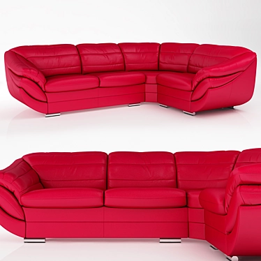 Adriano Corner Sofa: Modern Elegance and Comfort 3D model image 1 