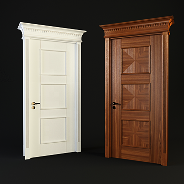 Premium Entry Door Unit 3D model image 1 