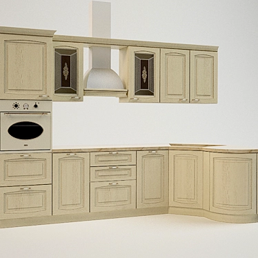 Sorrento Positano Kitchen 3D model image 1 