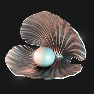 Seashell Decor: Coastal Beauty for Your Space 3D model image 1 