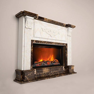 Classic Fireplace Model 3D model image 1 