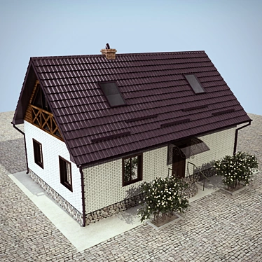 Rustic Rosehip Retreat 3D model image 1 