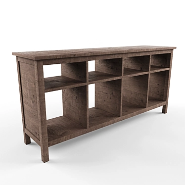 Ikea Hemnes Console: Stylish and Functional 3D model image 1 