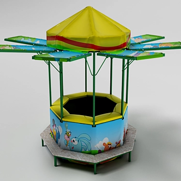 Kikoriki Fun Park: 2.56x2.56 Size 3D model image 1 