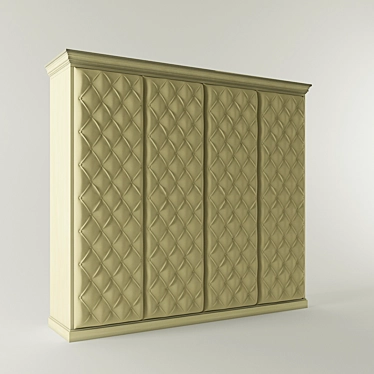 3010x660x2560mm Wardrobe 3D model image 1 