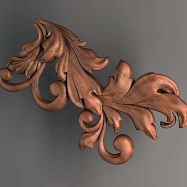 Carved Element 4: Exquisite Craftsmanship 3D model image 1 