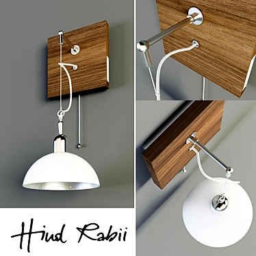 Hind Rabii 1040VD Wall Sconce 3D model image 1 