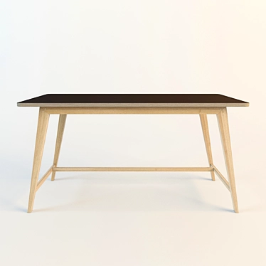 Contemporary 1400mm Table 3D model image 1 