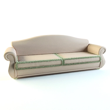 Modern Comfort Sofa 3D model image 1 