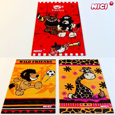 NICI Acrylic Carpets - Set 3 3D model image 1 