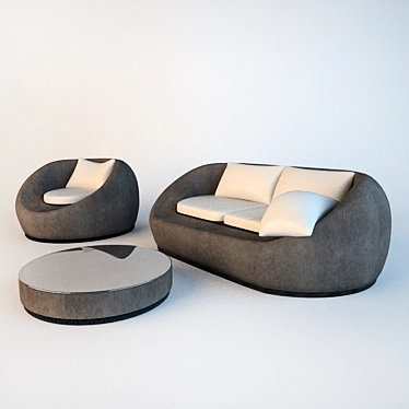 Luxury Outdoor Collection by Paola Lenti 3D model image 1 