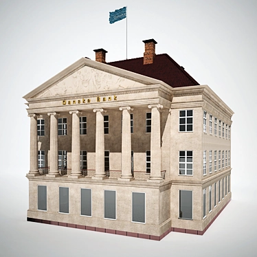 Danske Bank HQ: Copenhagen's Architectural Landmark 3D model image 1 