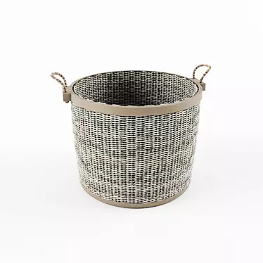 Title: Versatile Bath Basket 3D model image 1 