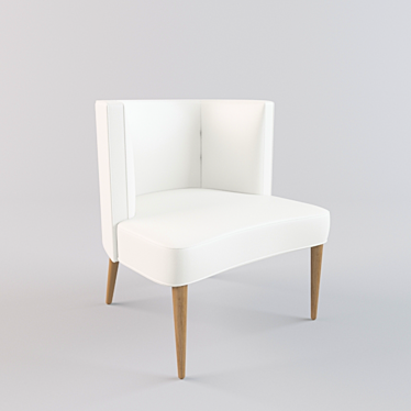 Modern Elegance: The Chloe Chair 3D model image 1 