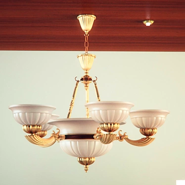Elegant Provence Lamp 3D model image 1 