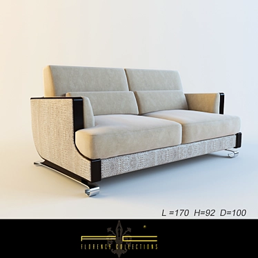 The title for the product, translated from Russian, can be:

Atlantique Sofa: Exquisite Florence Collections

Please note that the translated product 3D model image 1 