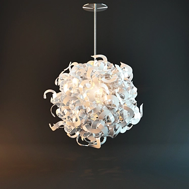 Andromeda Nastro Pendant Light 3D model image 1 