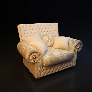 Classic Armchair: Timeless Elegance for Your Home 3D model image 1 