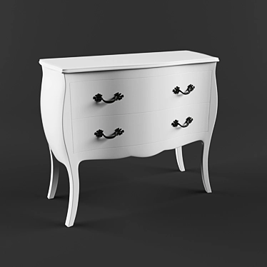 Bolzan Letti Dresser - Elegant & Space-saving 3D model image 1 