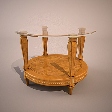 Raffaello Italian Coffee Table 3D model image 1 