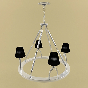 Modern Chandelier Jigger 3D model image 1 