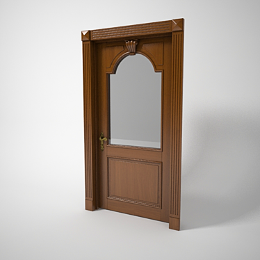 Elegant Interior Door 3D model image 1 