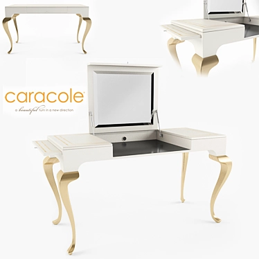 Elegant Caracole Console Table 3D model image 1 