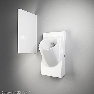 Duravit Urinal with Divider 3D model image 1 