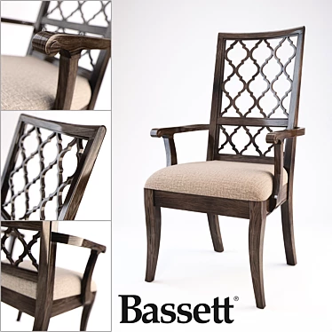 Eclectic European Arm Chair 3D model image 1 