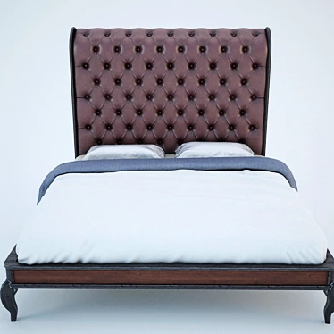 Classic Bed 3D model image 1 