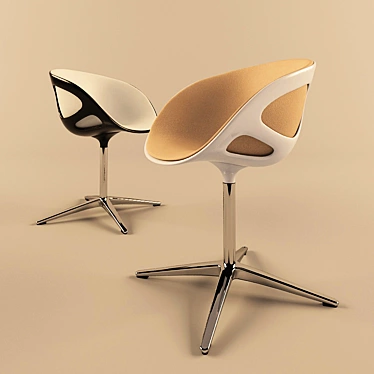 Sleek Modern Chair 3D model image 1 