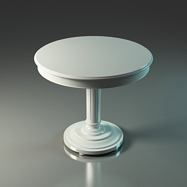 Elegant Round Table 3D model image 1 