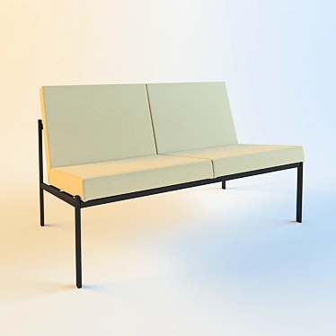 Kiki_Sofa: Customizable Artek Design 3D model image 1 