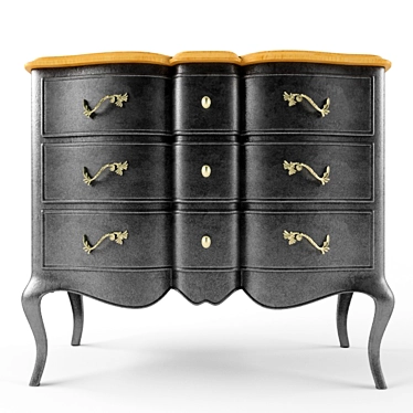 Elegant Stella Dresser 3D model image 1 