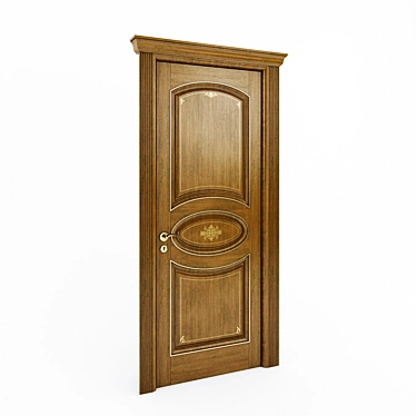 Modern Union Flexo Interior Door 3D model image 1 