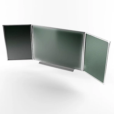 Giant Classroom Whiteboard 3D model image 1 