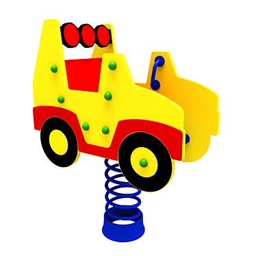 Title: Jumpy Jeep Spring Ride 3D model image 1 