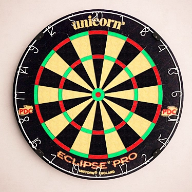 Pro Dartboard: UNICORN ECLIPSE PRO 3D model image 1 