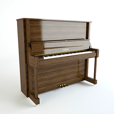 Yamaha Piano: Classic Elegance and Exceptional Sound! 3D model image 1 