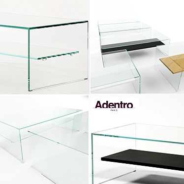 Aderno Profi Coffee Tables 3D model image 1 