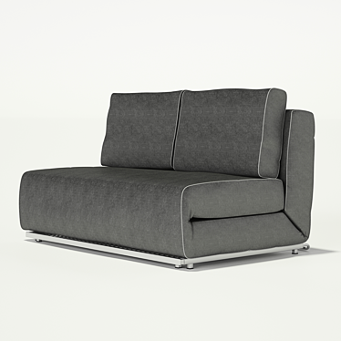 Vision Grey Sofa - Cosmo Relax 3D model image 1 