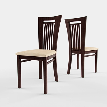 Elegant Eliseo Chair - 6311 3D model image 1 