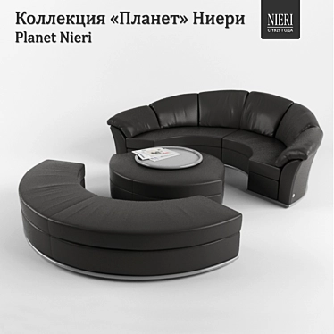 Cosmic Comfort Sofa | Nieri Collection 3D model image 1 