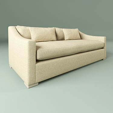 Classic Puffy Sleeper Sofa, Gramercy Home 3D model image 1 