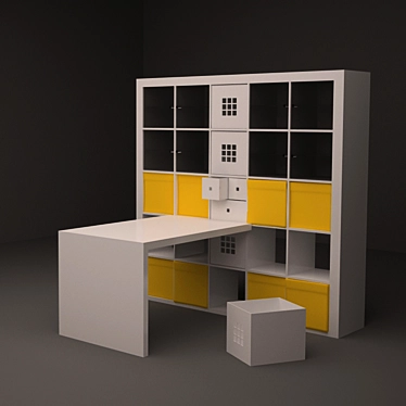 IKEA EXPEDIT Combo: Smart Storage Solution 3D model image 1 