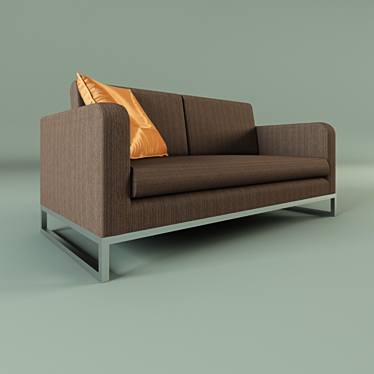 Modern Comfort Sofa 3D model image 1 