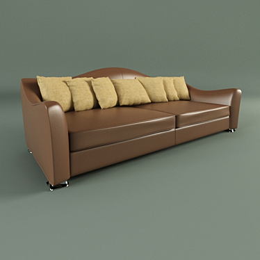 Lester Visionnaire Three-Seater Sofa 3D model image 1 