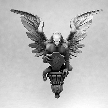 Gargoyle: Gothic Architectural Enhancer 3D model image 1 